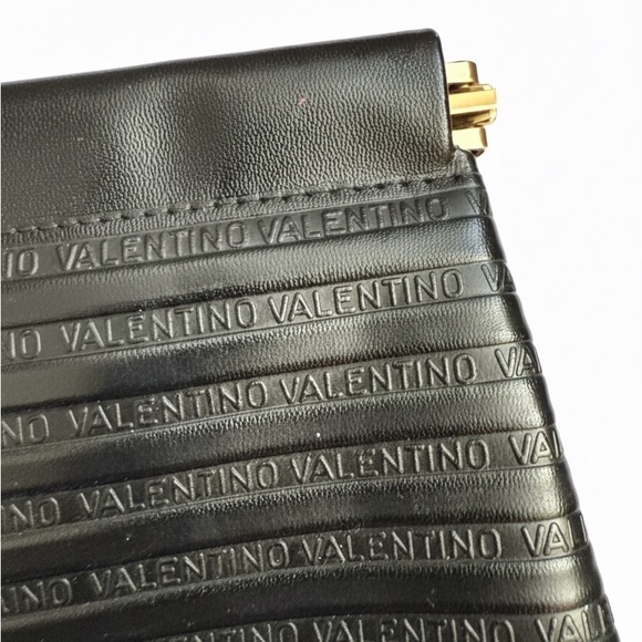 Valentino Black Leather Clutch